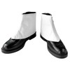 Men's Gangster Spats 20s Leather Boot Covers for Men Snap