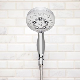 Speakman VS-1240-E2 Rio Multi-Function Handheld Shower Head, 2.0 GPM, Polished Chrome