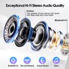 QXUFV Wireless Earbuds, Bluetooth 5.4 Headphones Multi-Function Touch Screen with