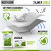 XL Disposable Toilet Seat Covers by Mighty Clean｜100% Waterproof ｜Individually