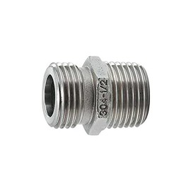 Kakudai 613-785-20 Flexible Pipe Nipple Stainless Steel