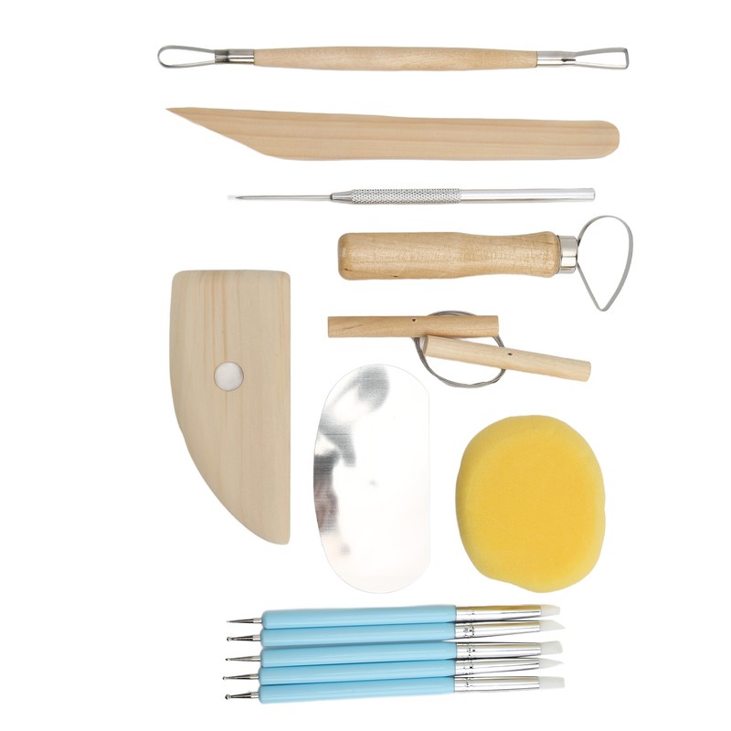 14 Pcs Clay Tools Portable Multipurpose DIY Crafts Pottery Shaping