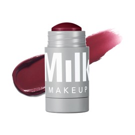Milk Makeup Lip + Cheek, Quickie (Deep Plum) - 0.21 fl oz - Cream Blush & Lip Colour - Buildable & Mixable - 1,000+ Wipes per Stick - Non-Comedogenic - Vegan, Cruelty Free