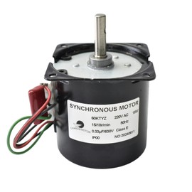 CHANCS 60KTYZ Synchronous Gear Box Motor AC 220V 15/18RPM CW/CCW Controllable Direction 18W