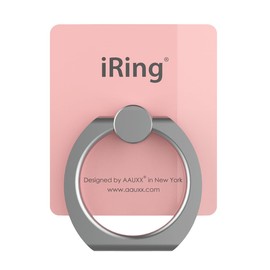 AAUXX iRing Hook Eye Ring Hook Smartphone Ring Genuine Dealer Mobile Ring Thin with Hook (Light Pink)