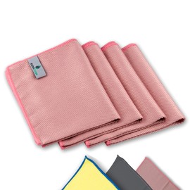 Elexaclean Streak-free, Premium Microfibre Window/Windscreen Cloth (40 x 30 cm), Glass Car Cleaning Cloths for Interior and Exterior Use