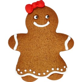Birkmann Gingerwoman Cookie Cutter 8 cm Stainless Steel with Inner Embossing High Quality