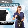 First Lifesaver Nursing Clipboard 3 Layers Aluminum Foldable Nurse Clipboard