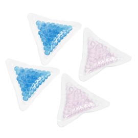 IWOWHERO Reusable Bags 4 of Cooling Packs Blue Rosy Bead Physiotherapy Packs Hot Cold Therapy for Injuries Pain