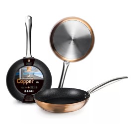 Ibili Pack 3 Sartenes Copper Inducción Libre Pfoa 18-24-30cm Ibili Color Cobre