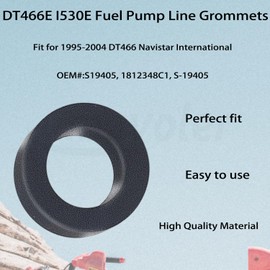 Amavoler Fuel Line Grommets Seal Sleeves 6Pcs Aftermarket Parts Fit For 1994-2008 Navistar International DT466E DT466 i530E.