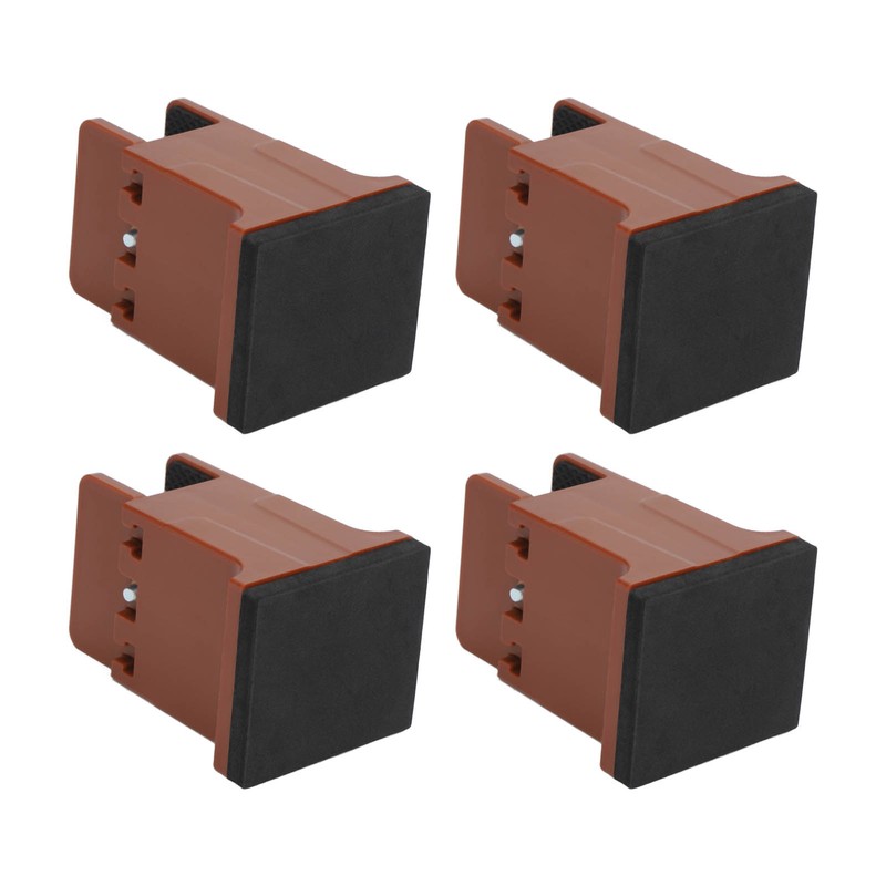 4pcs Adjustable Furniture Risers with Screw Clamp Rubber Bed Couch
