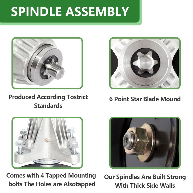 JYLEYJ 918-04822A 918-04822B Spindle Assembly Fit for 42" Deck Cub