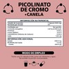 Beyond Vitamins | Picolinato de Cromo con Canela, Cápsulas VCaps,