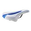 CYCLE PRO CP-SD3256 Bicycle Saddle, Perforated for Flow Comfort, White/Blue,