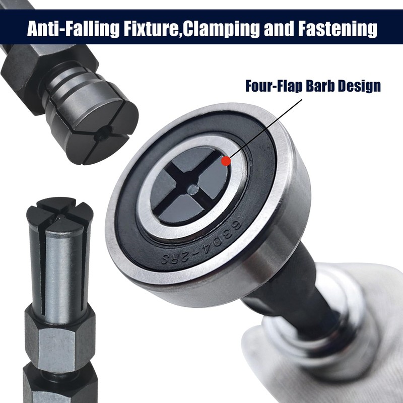 LainKeen 12pcs Blind Hole Collet Bearing Puller Set, Internal Bearing