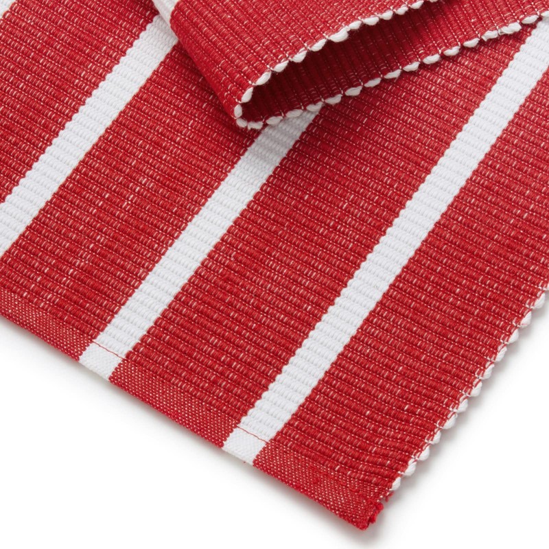 Encasa XO Dining Table Runner | Yarn Dyed Fine Ribbed