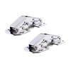 Qrity 2 x Small Screw-On Hinges with Spring Opening Angle