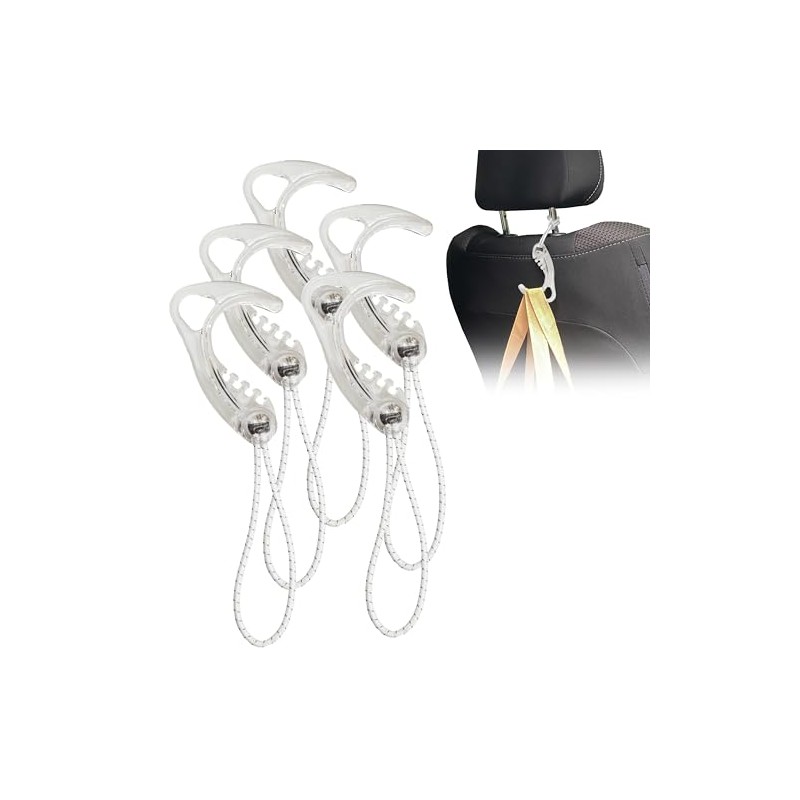 8TIMBER Gear Hook Clear 5-Pack — Lightweight + Versatile S