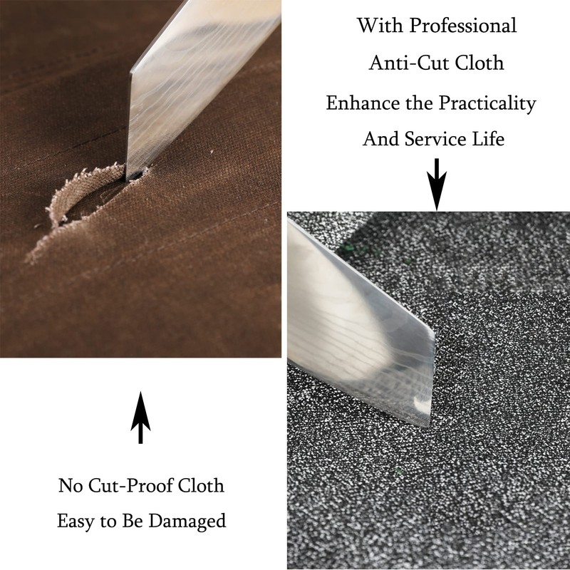 Knife Roll Bags, 16oz Waxed Canvas Knife Holder (5 Slots