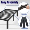 Hunlostten 14in Twin XL Heavy Duty Bed Frame No Box