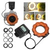 Camera Lens LED Lamp Ring Flash Light with 40.5/52/55/58/62/67/72/77mm Adapter