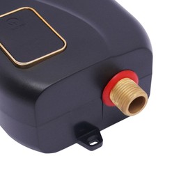 110V 3000W Water Heater Mini Tankless Instant Electric Water Heater Electric Hot Water Heater with LCD Display for Kitchen Washing, Bathroom Shower Wall Mount Instant Water Heater temperature (BLACK)