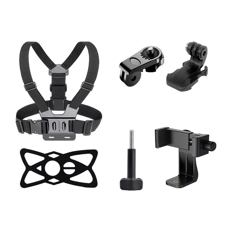 LOMETEB Sujeta Celular En Pecho/ Grabar Video Ciclismo Y Motocicleta