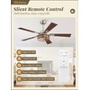 Fanbulous Farmhouse Ceiling Fans with Light, 48 Inch Bedroom Ceiling