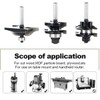 3PCS Cabinet Door Router Bit Set 1/4 Shank, Raised Panel