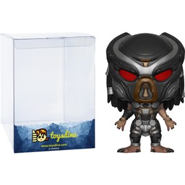 Fugitive Predator: P o p ! Movies Vinyl Figurine Bundle with 1 Compatible 'ToysDiva' Graphic Protector (620-31299 - B)