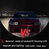 PGTOPONE Switchback White/Amber LED Front Grille Light Daytime Running Lamp