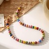 AULSIEY Beaded Gemstone Necklaces for Women, Natural Stone Choker Necklace