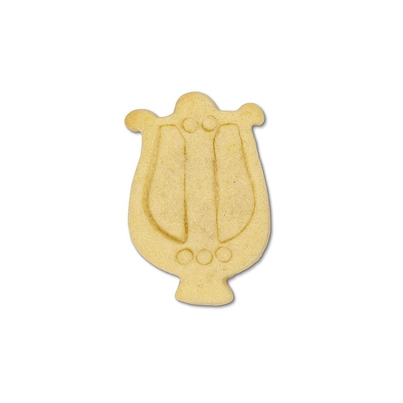 Staedter Lyre Cookie Cutter, 6 cm, Stainless Steel Silver, 30