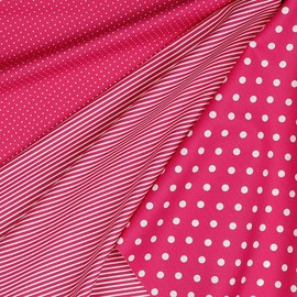 babrause® Cotton Fabric Polka Dots, Many Colours, Woven Fabric Sold by the Metre, Oeko-Tex 150 cm Wide - from 0.5 Metres