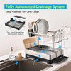 SUNLY 2 Tier Dish Drying Rack, Extra Large Dish Rack,