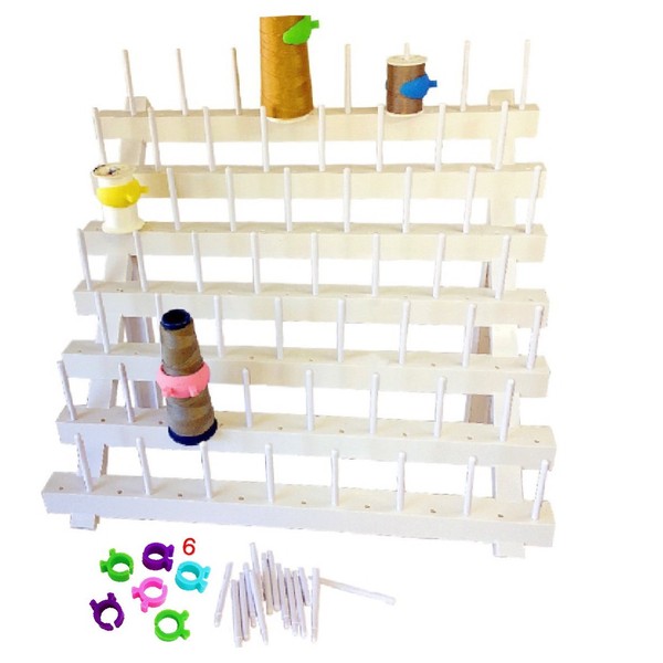 PeavyTailor Thread Rack Holder Spool Holder (Removable 70 pins) Thread