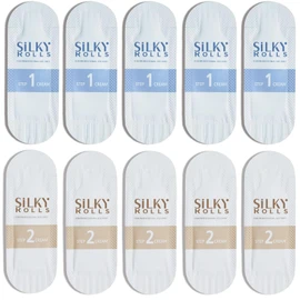 SILKY ROLLS Eyelash Curl Cream Set 5-piece Set (STEP1/STEP2)