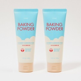 Etude 베이킹 파우더 B.B 딥 클렌징 폼 160g x 2개 섬세한 모공청소 클렌징폼 Baking Powder B.B Deep Cleansing Foam 160g x 2pcs Delicate Pore Cleansing Foam