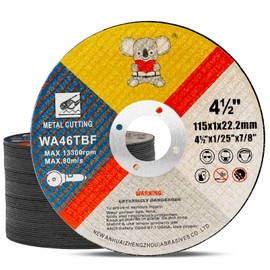 25 Pack Cut Off Wheels 4-1/2 Inch for Metal & Stainless Steel, Ultra Thin Fast Cutting Disc (4-1/2"x1/25 x7/8") - Professional Grinding Wheel for Angle Grinder