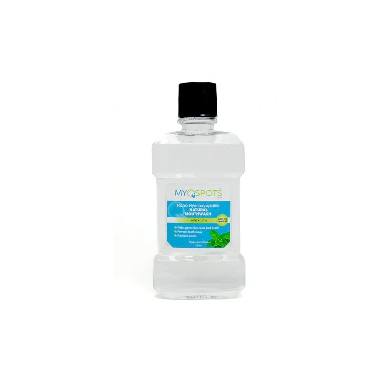 MYOSPOTS Natural Mouth Rinse with Hydroxyapatite - Mineralizing Dental Care