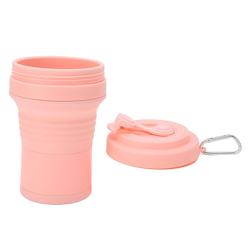 Folding Coffee Cup Silicone Heat Insulation Good Sealing Collapsible Water