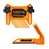 POWERTEC Tandem Featherboard and L-Push Stick Fits Table Saw, Router