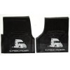 Freightliner Cascadia OEM Black Rubber Floor Mats 2Pc with Gray