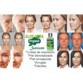 Suero Facial Arrugas/flacidez Aloe-vit-e-te Verde-péptidos