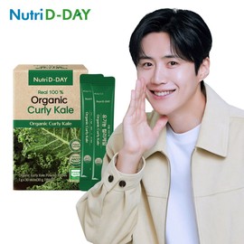 Nutri Day 뉴트리디데이 리얼 100 유기농 컬리케일 30포 NutriDay Real 100 Organic Curly Kale 30 Sachets