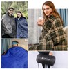 DUKUSEEK Waterproof Camping Blanket with Thick Fleece, Large Outdoor Blanket