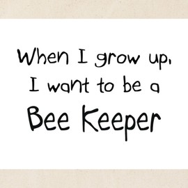 CafePress When I Grow Up I Want To Be A Bee Keeper Tote Bag Reusable Natural Beige Canvas Shopping Bag