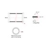 sourcing map Sleeve Bearings 10 mm Bore x 12 mm