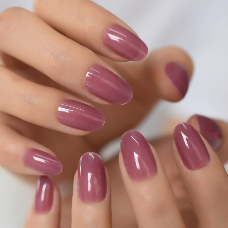 Coolnail Designed False Nail Full Cover Fake Nails Oval Ellipse